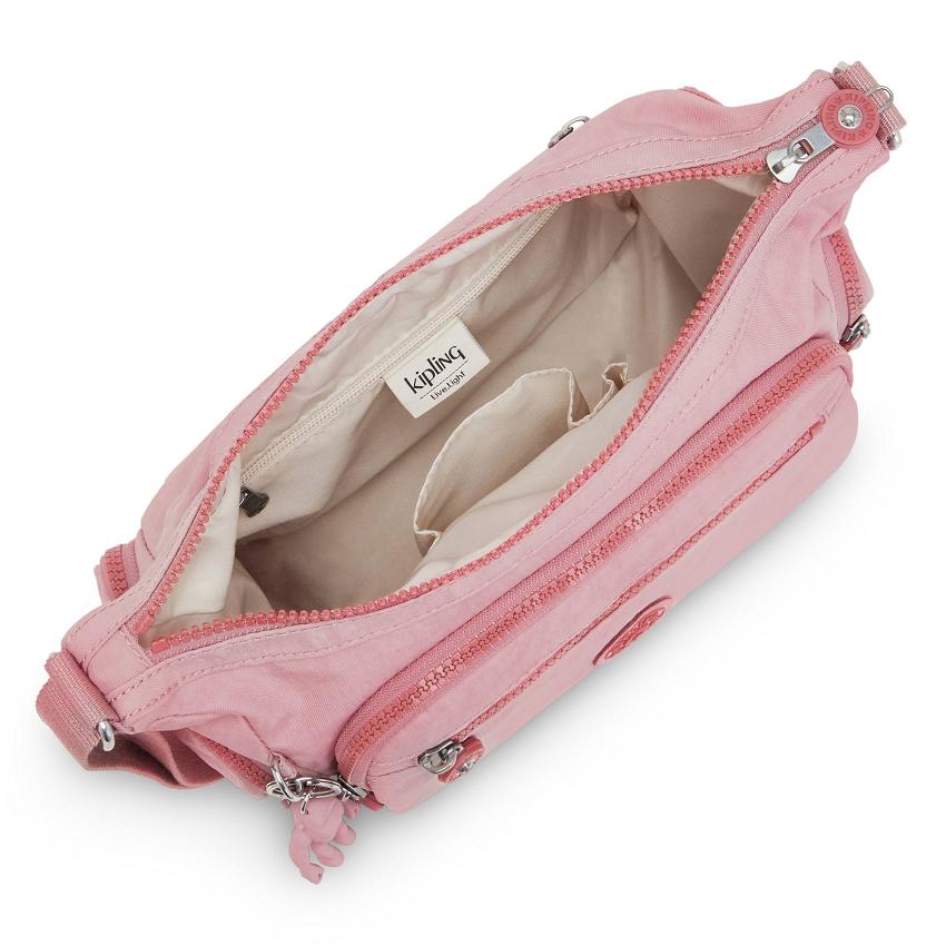 Kipling Gabbie Small Crossbody Bags Lavender Pink | UKKi1585P