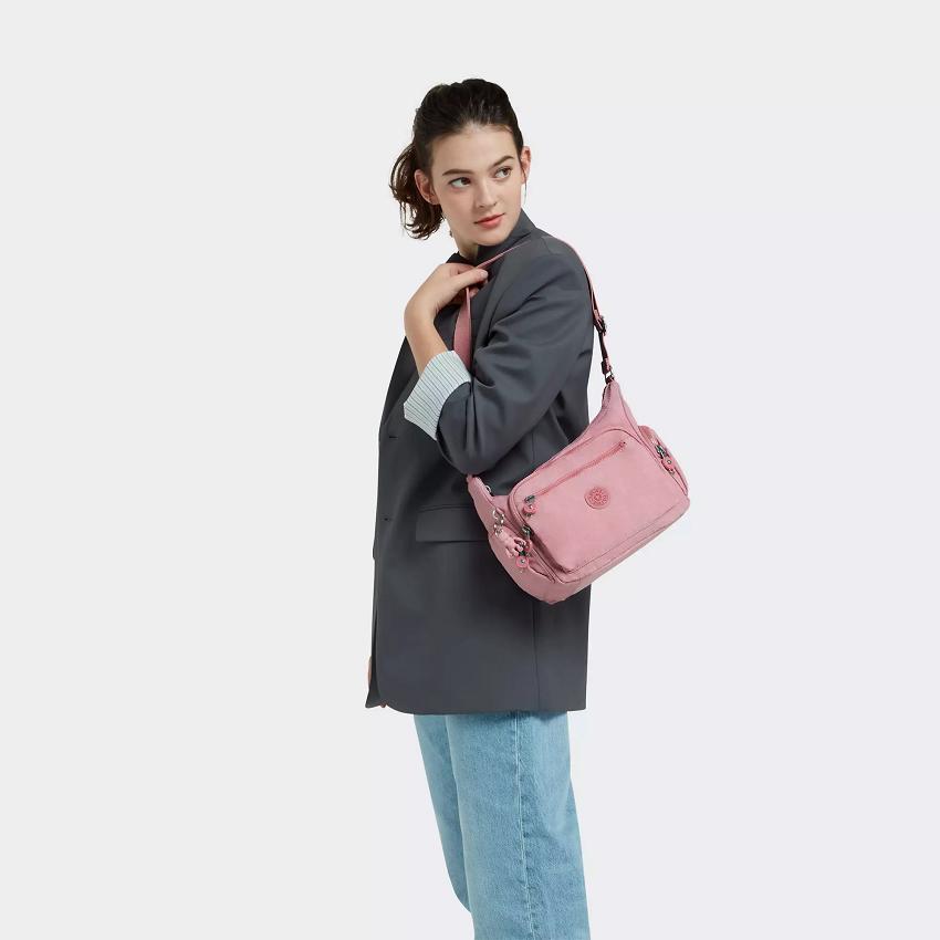 Kipling Gabbie Small Crossbody Bags Lavender Pink | UKKi1585P