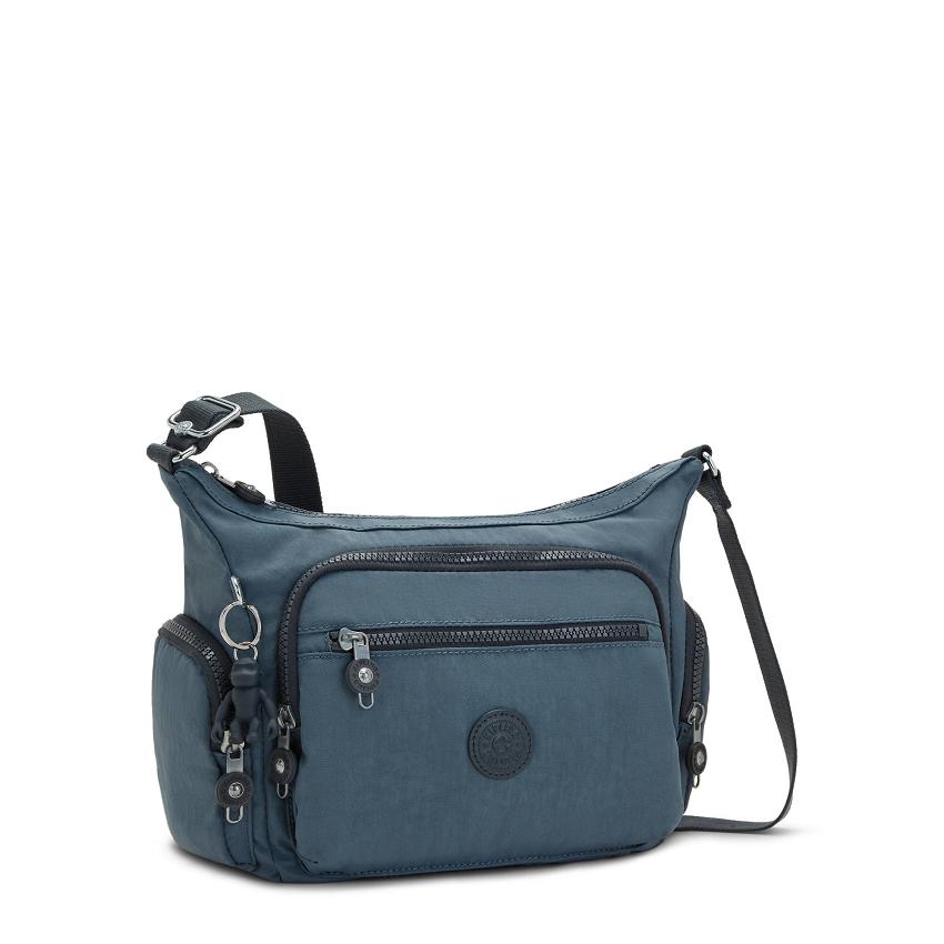 Kipling Gabbie Small Crossbody Bags Navy Grey | UKKi1580T