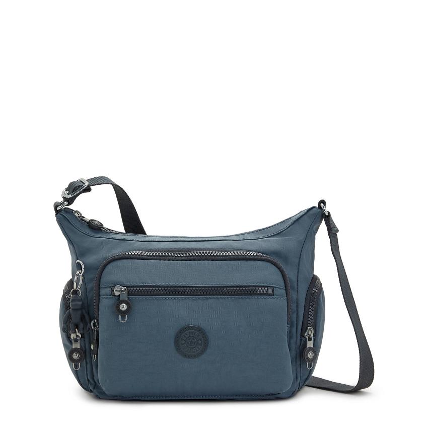 Kipling Gabbie Small Crossbody Bags Navy Grey | UKKi1580T