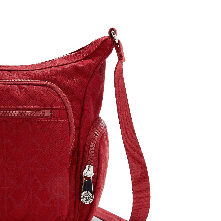 Kipling Gabbie Small Crossbody Bags Red | UKKi1574S