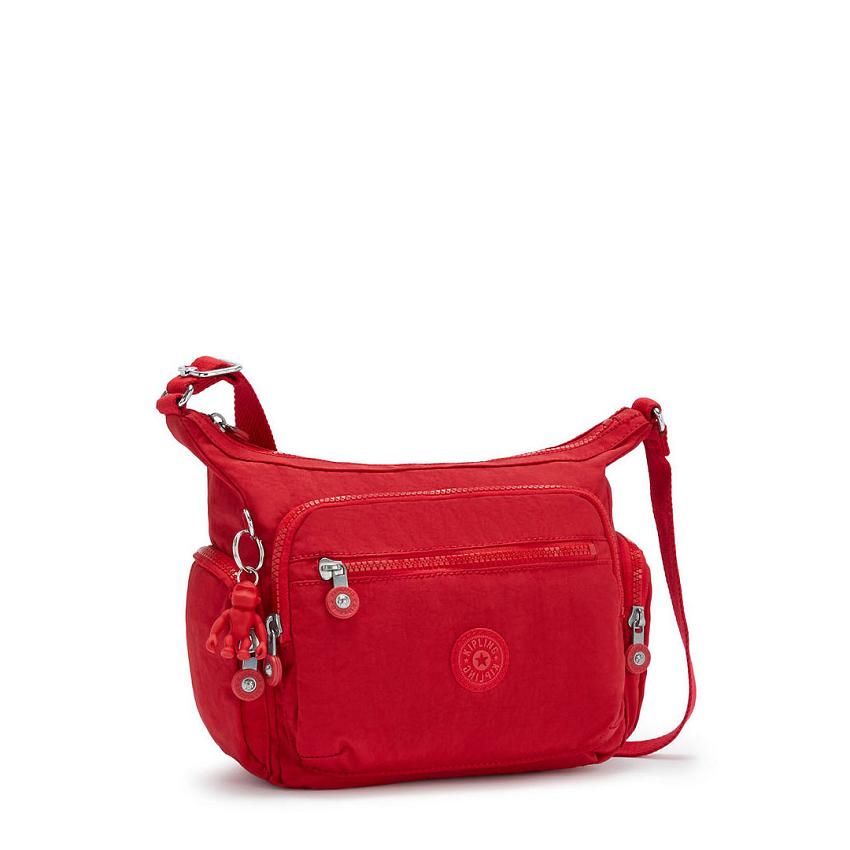 Kipling Gabbie Small Crossbody Bags Red | UKKi1579R