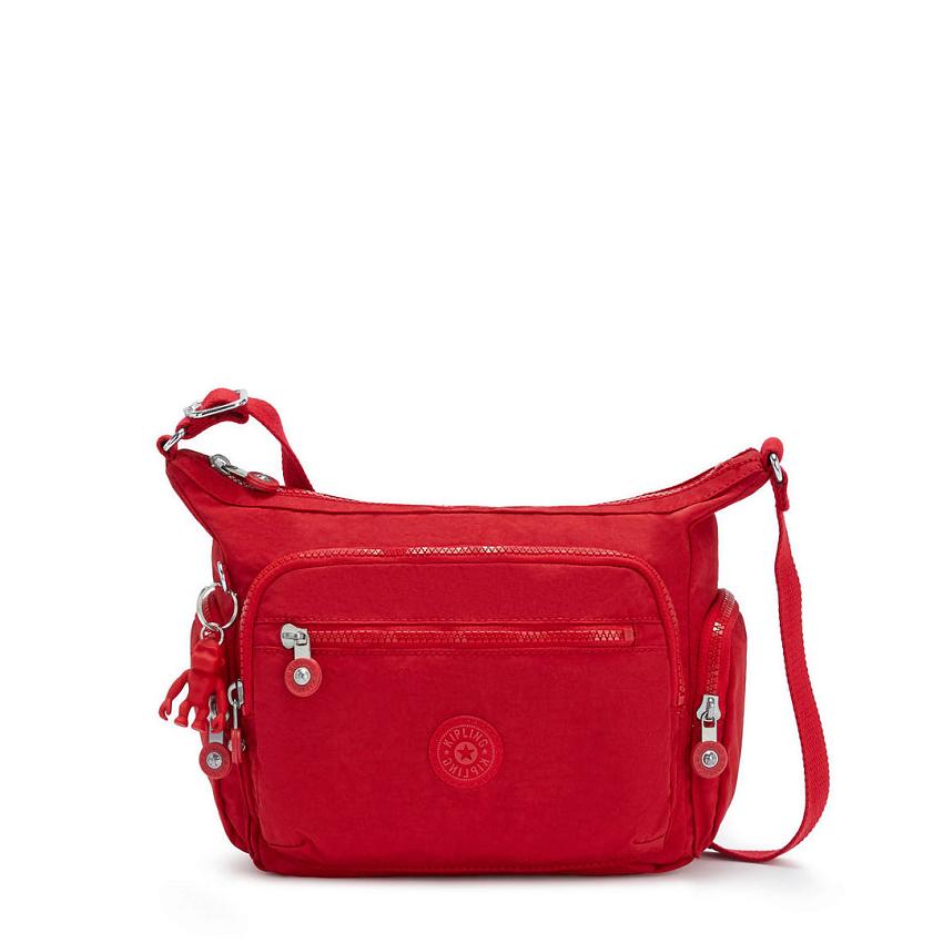 Kipling Gabbie Small Crossbody Bags Red | UKKi1579R