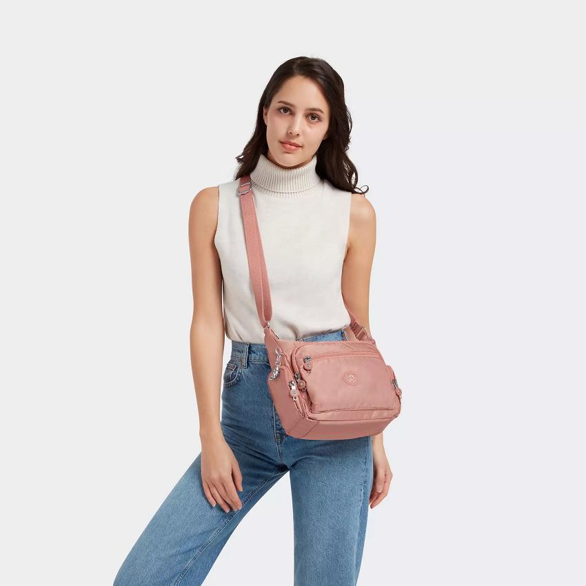 Kipling Gabbie Small Crossbody Bags Rose | UKKi1578E