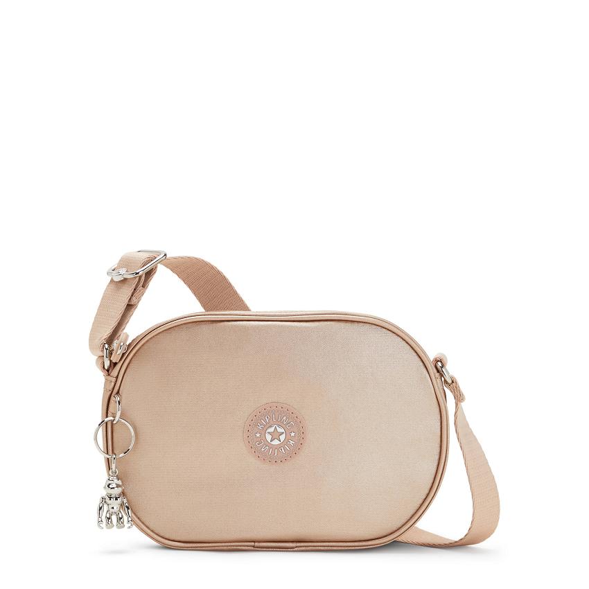 Kipling Gema Crossbody Bags Gold Metal | UKKi1596E