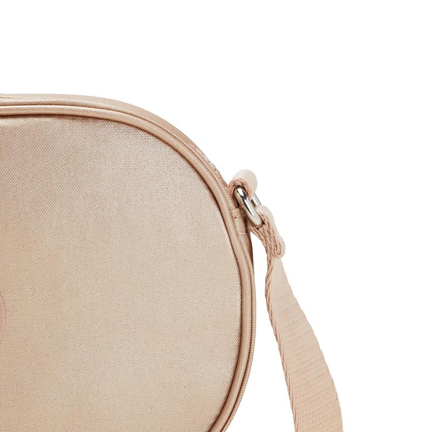 Kipling Gema Metallic Handbags Gold Metal | UKKi1803I