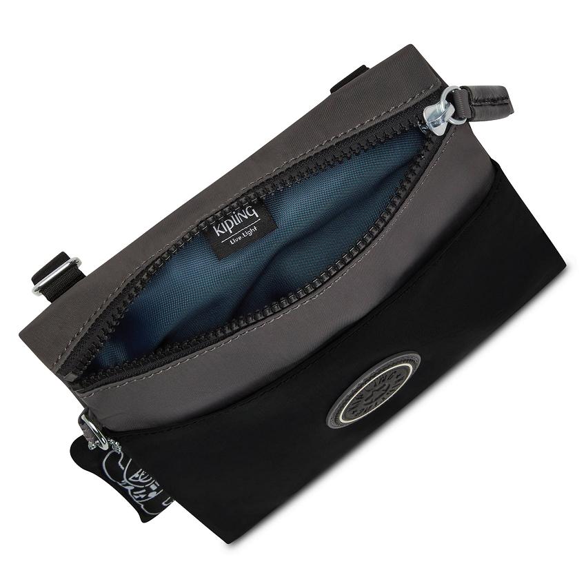Kipling Gib Crossbody Bags Black | UKKi1598T