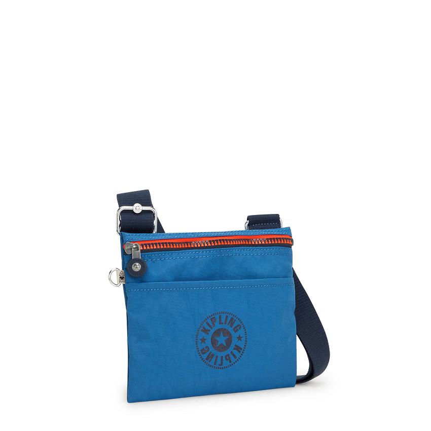 Kipling Gib Crossbody Bags Blue | UKKi1597R