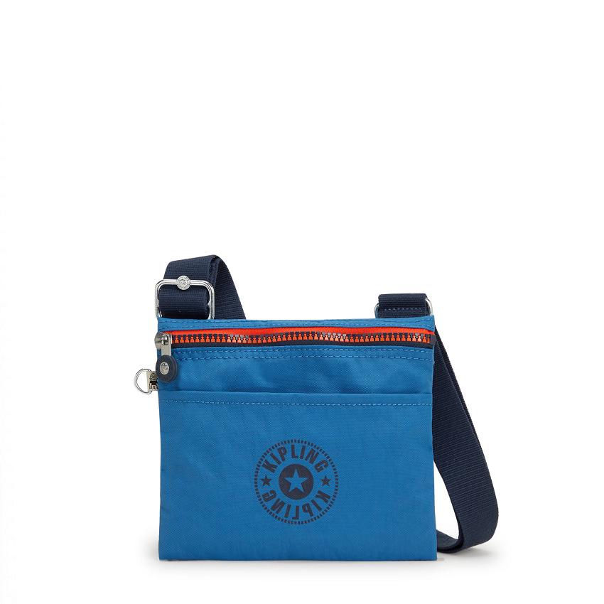 Kipling Gib Crossbody Bags Blue | UKKi1597R