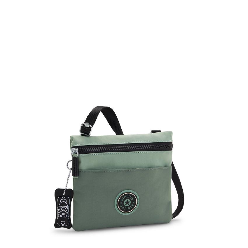 Kipling Gib Crossbody Bags Green | UKKi1601I