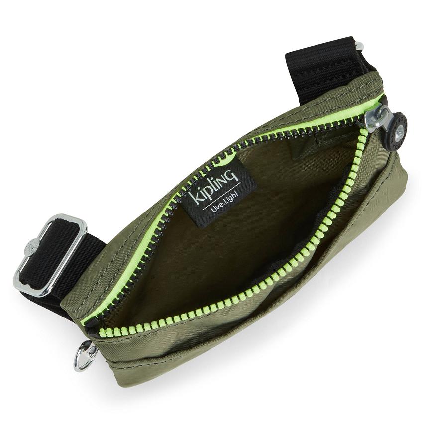 Kipling Gib Crossbody Bags Olive | UKKi1600U