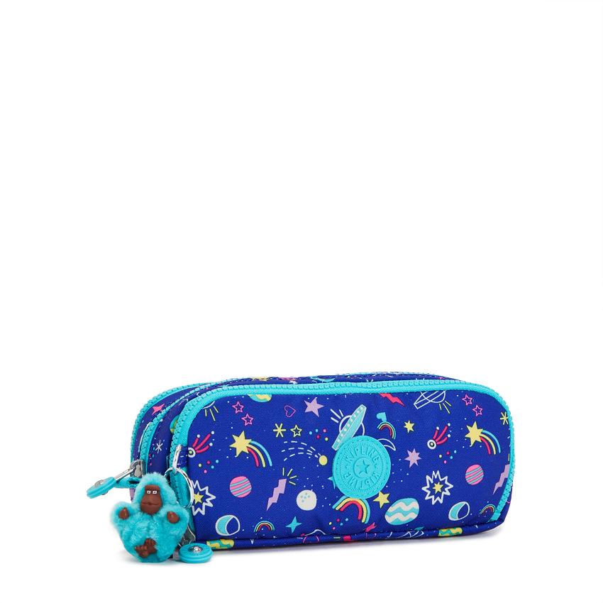 Kipling Gitroy Pencil Cases Blue | UKKi2140N