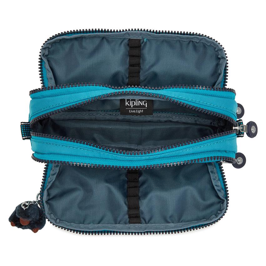 Kipling Gitroy Pencil Cases Green | UKKi2142N
