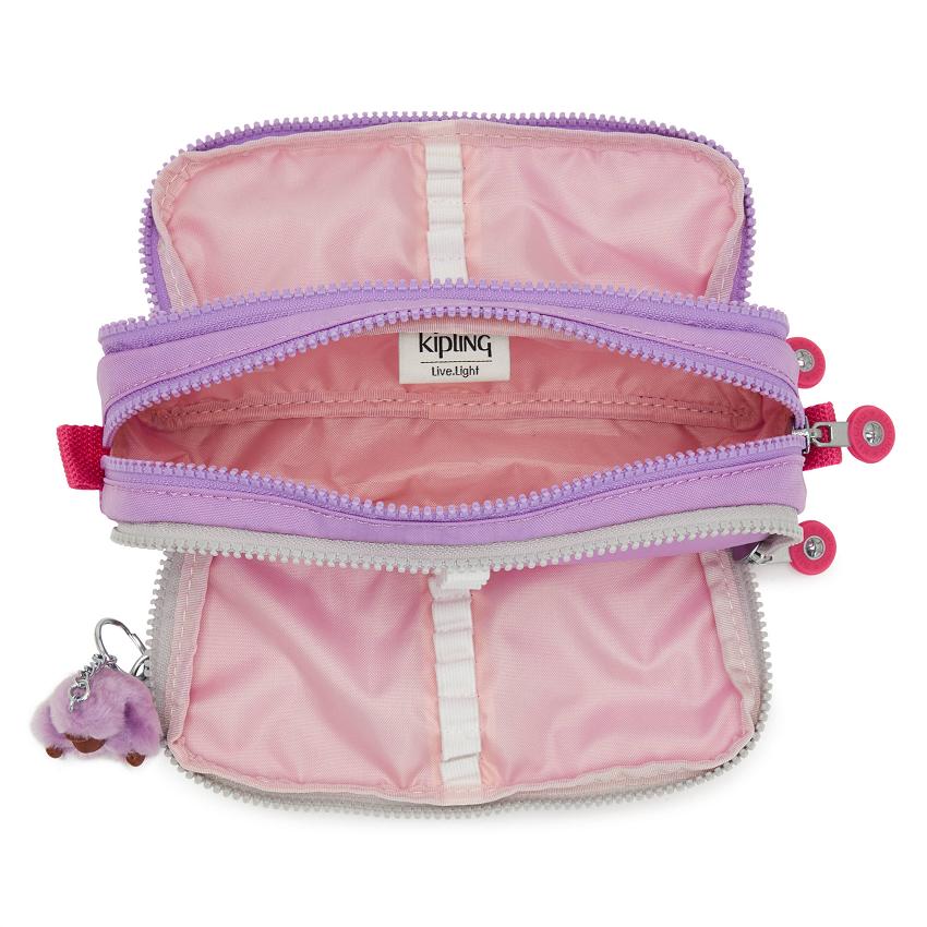 Kipling Gitroy Pencil Cases Purple | UKKi2141M