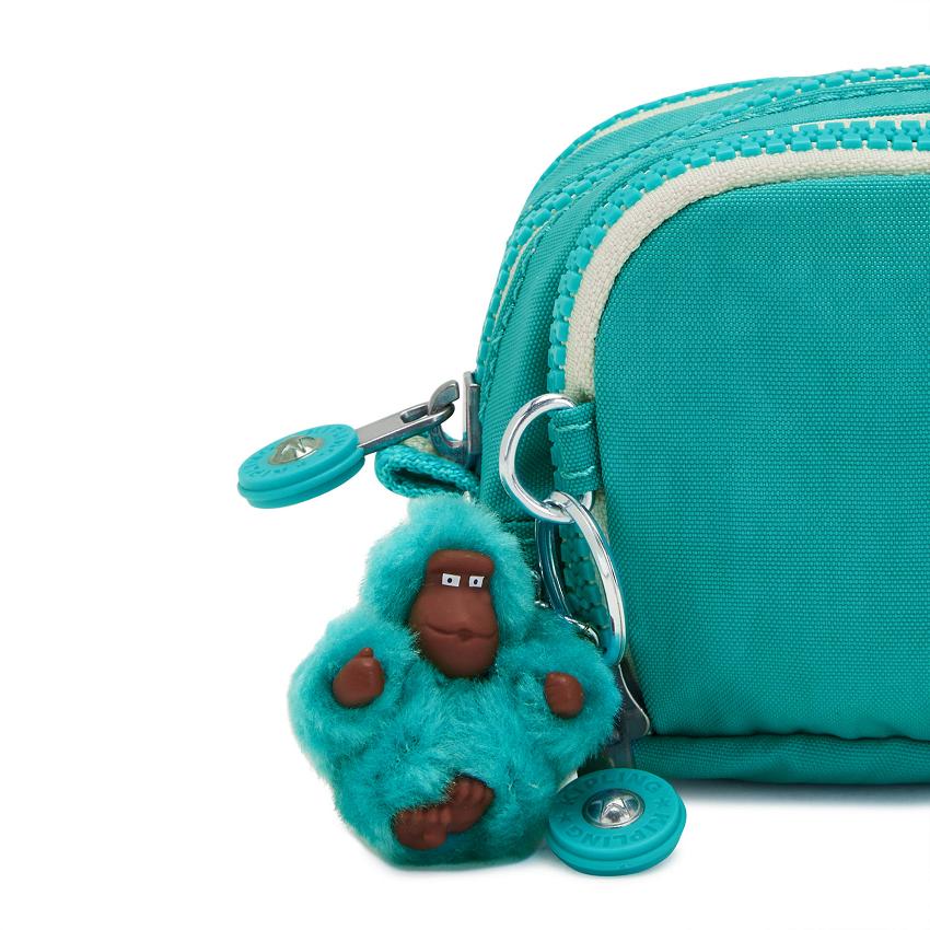 Kipling Gitroy Pencil Cases Turquoise | UKKi2139B