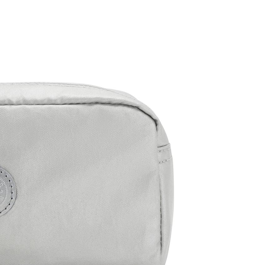 Kipling Gleam Pencil Cases Silver | UKKi2144S