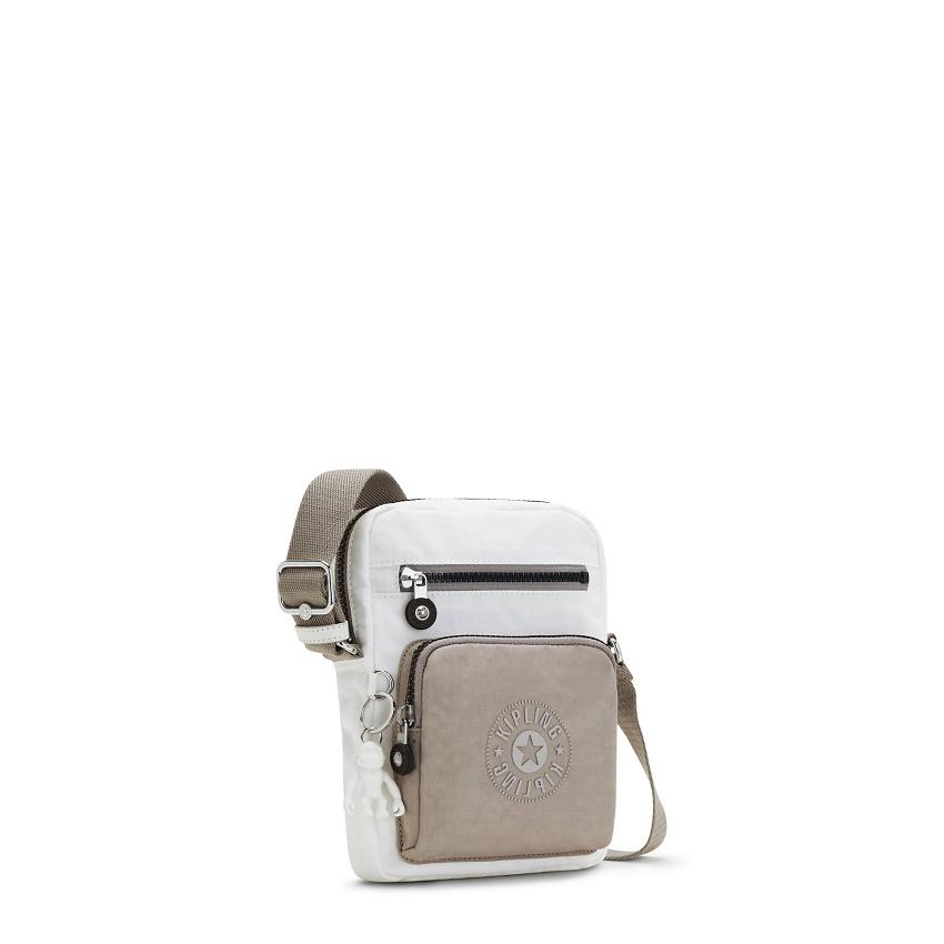 Kipling Gunne Crossbody Bags White Grey | UKKi1603A