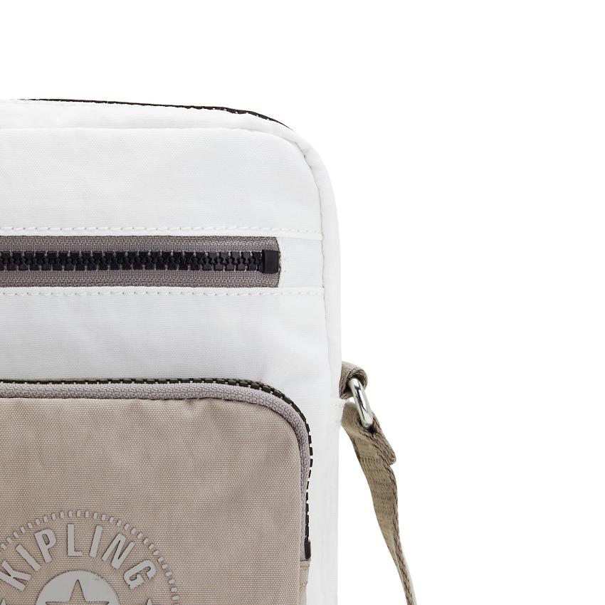 Kipling Gunne Crossbody Bags White Grey | UKKi1603A