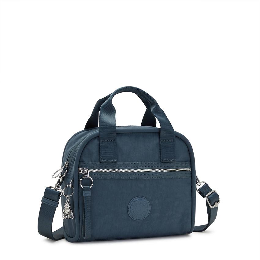 Kipling Hadya Shoulder Bags Navy Grey | UKKi1962Z
