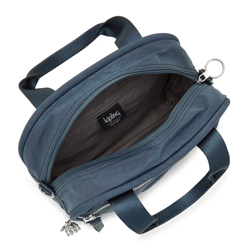 Kipling Hadya Shoulder Bags Navy Grey | UKKi1962Z