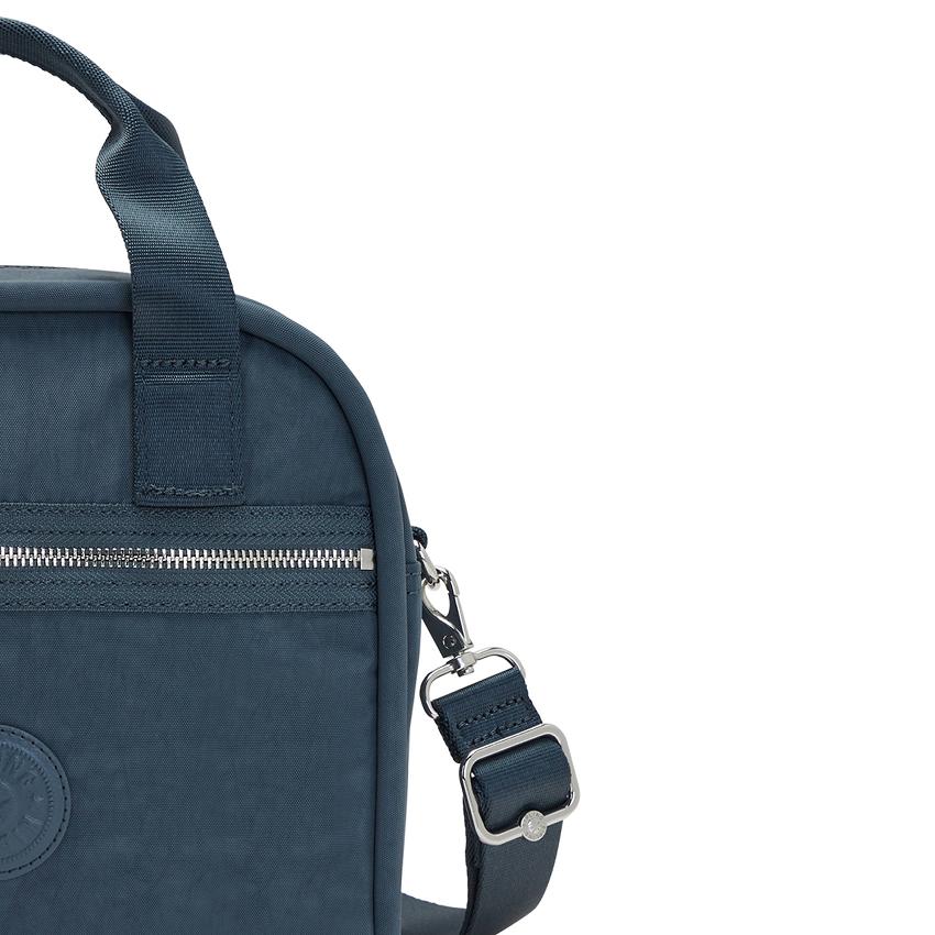 Kipling Hadya Shoulder Bags Navy Grey | UKKi1962Z