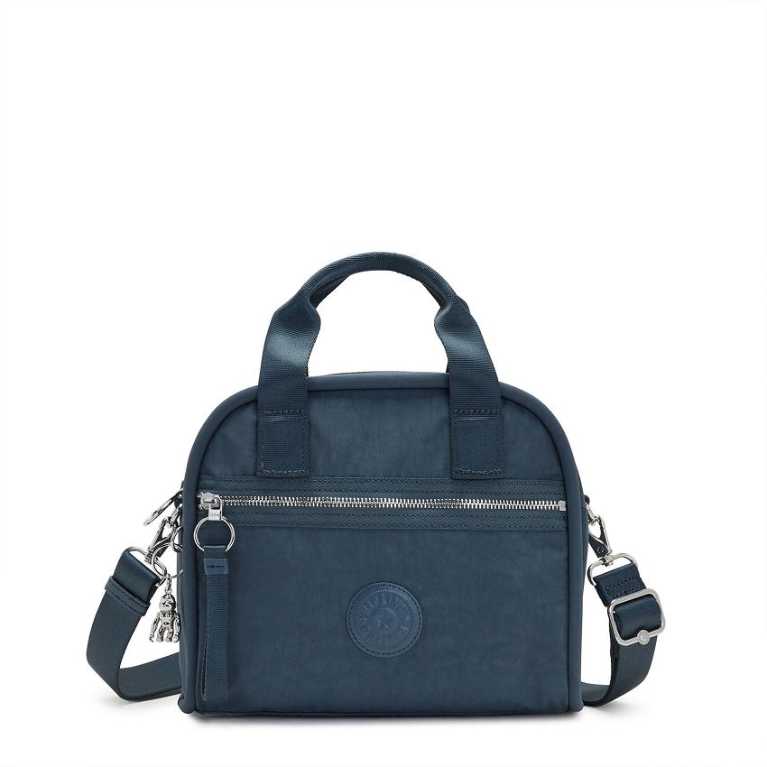 Kipling Hadya Shoulder Bags Navy Grey | UKKi1962Z