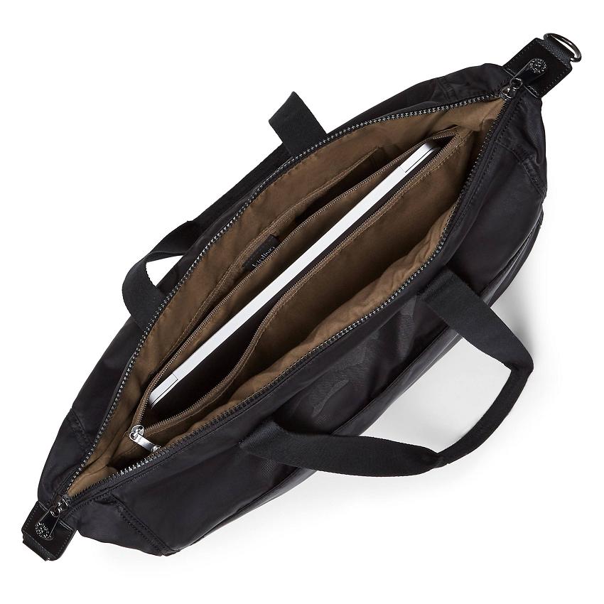 Kipling Ilia Laptop Totes Black Camo | UKKi1697L