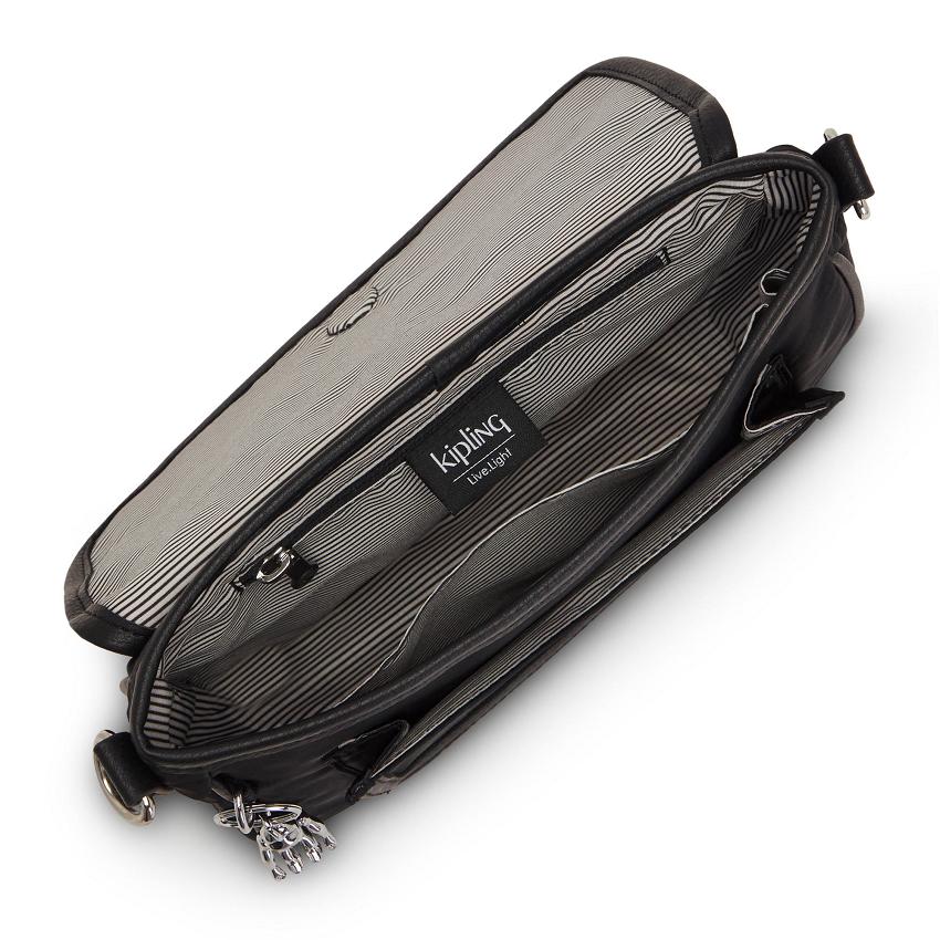 Kipling Inaki Crossbody Bags Black | UKKi1604S