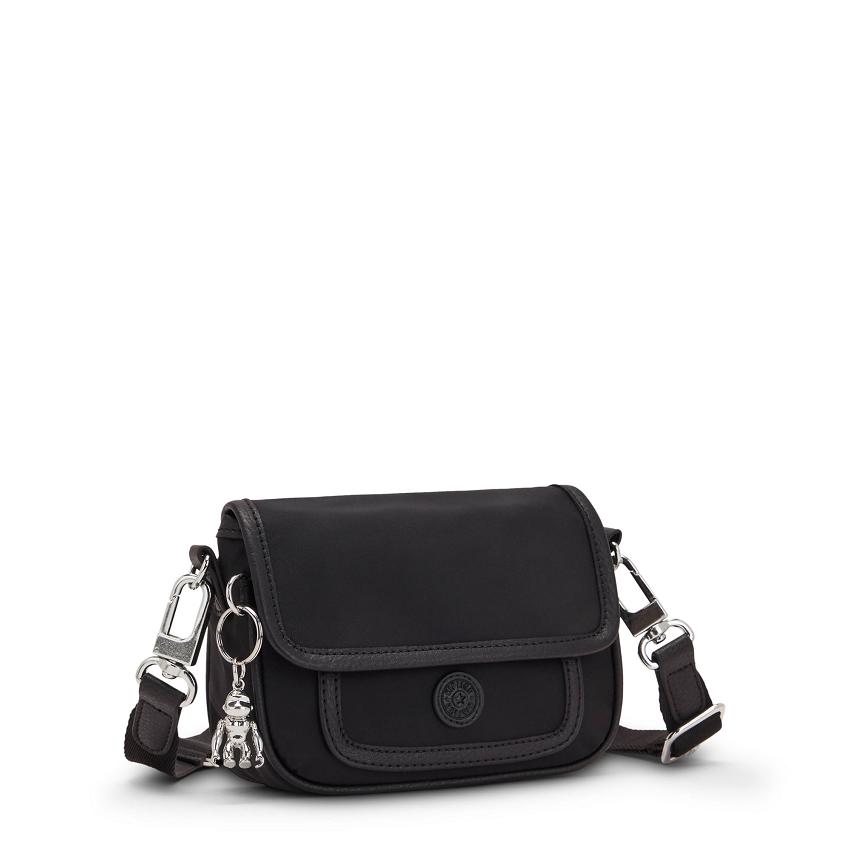 Kipling Inaki Small Crossbody Bags Black | UKKi1606H