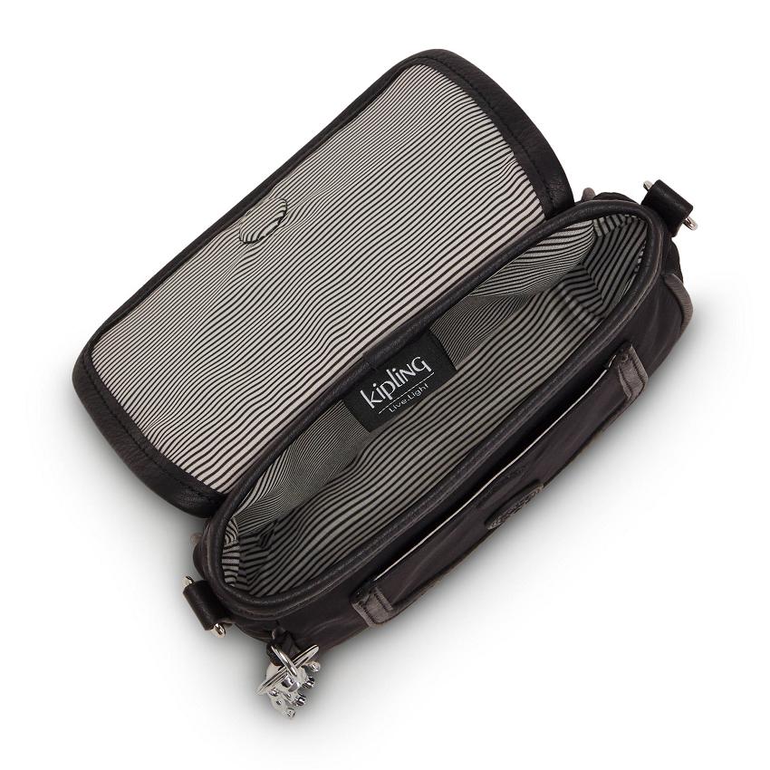Kipling Inaki Small Crossbody Bags Black | UKKi1606H