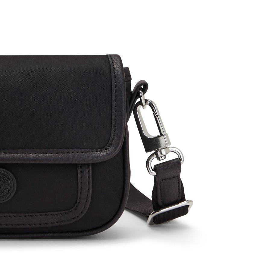 Kipling Inaki Small Crossbody Bags Black | UKKi1606H