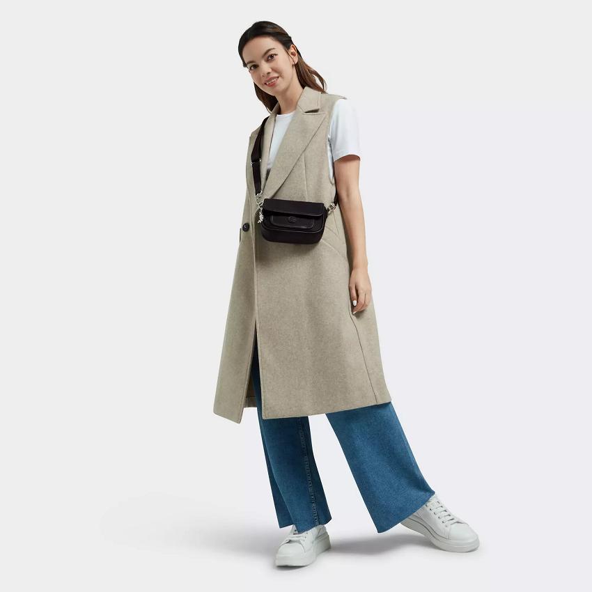 Kipling Inaki Small Crossbody Bags Black | UKKi1606H
