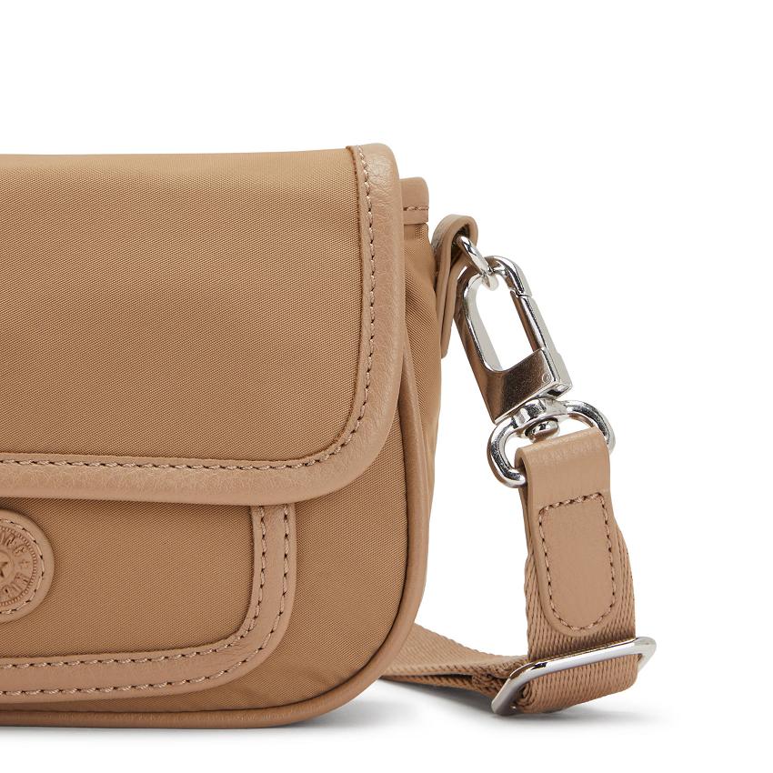 Kipling Inaki Small Crossbody Bags Khaki | UKKi1607J