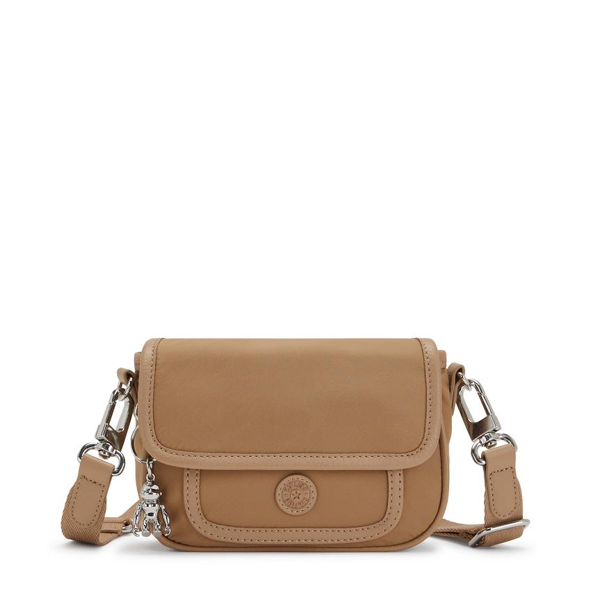 Kipling Inaki Small Crossbody Bags Khaki | UKKi1607J
