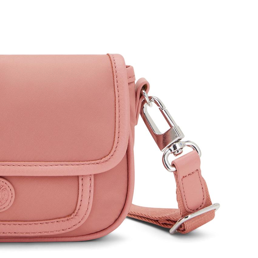 Kipling Inaki Small Crossbody Bags Rose | UKKi1605D
