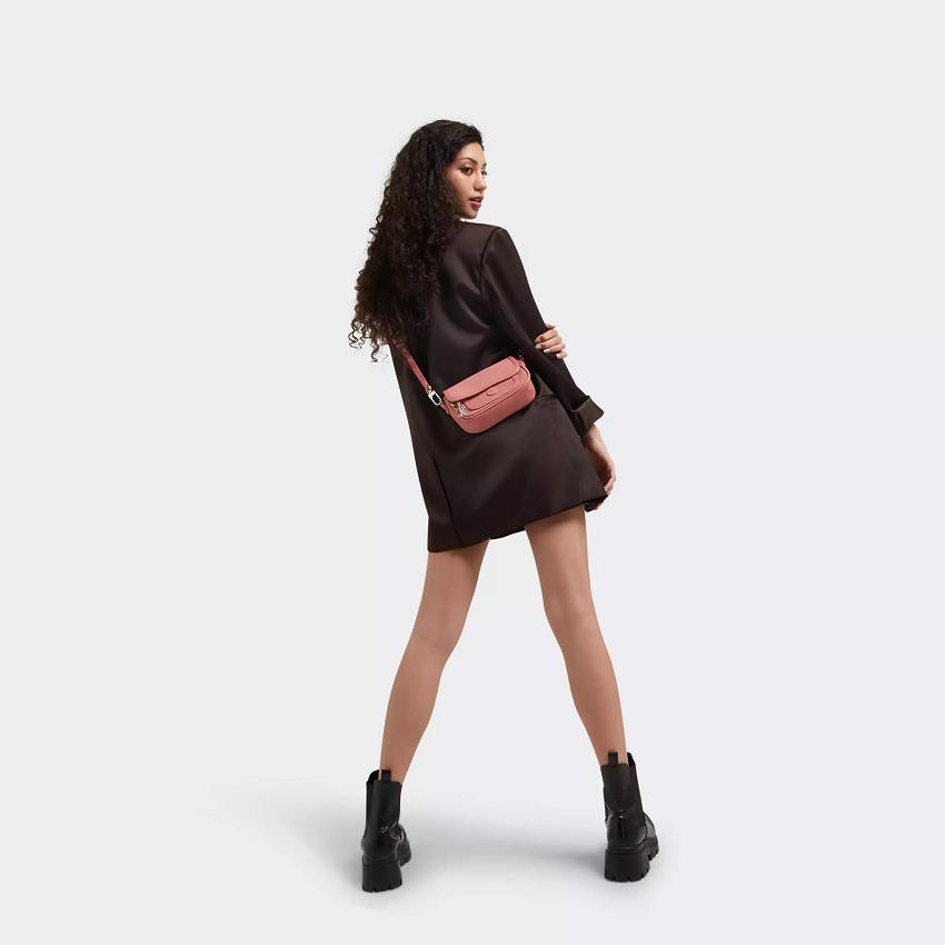 Kipling Inaki Small Crossbody Bags Rose | UKKi1605D