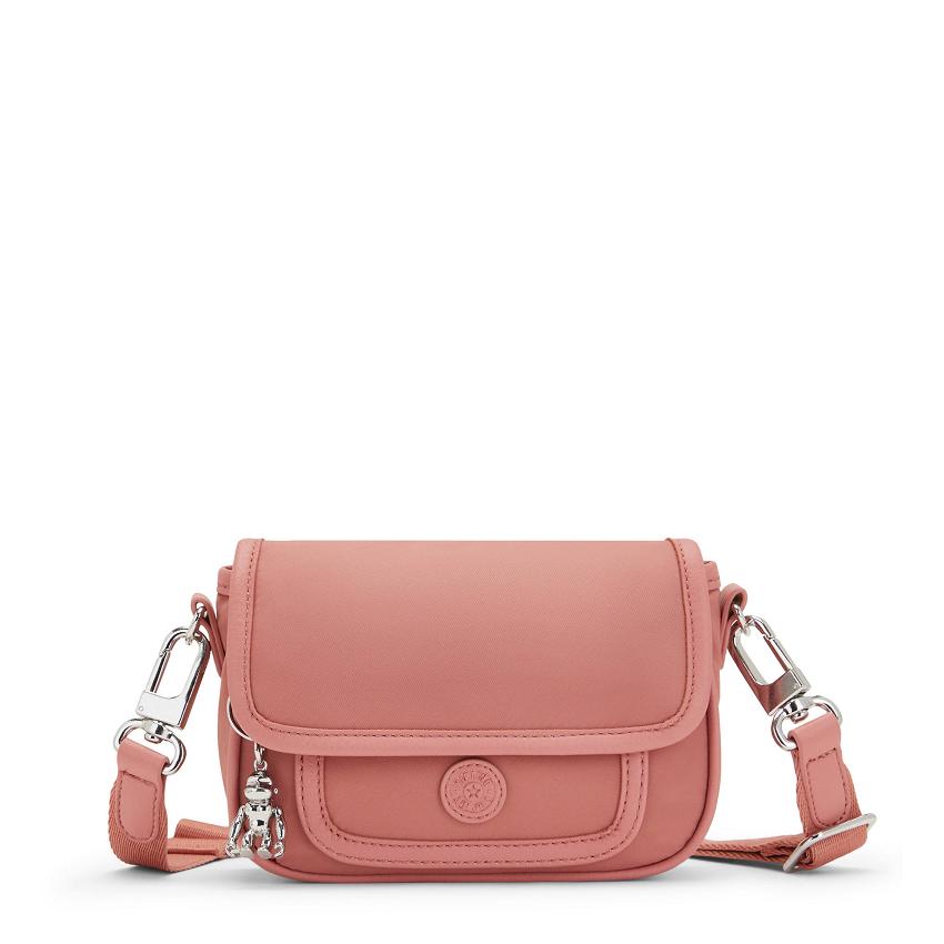 Kipling Inaki Small Crossbody Bags Rose | UKKi1605D