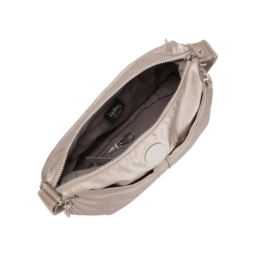 Kipling Izellah Metallic Handbags Metal | UKKi1805P