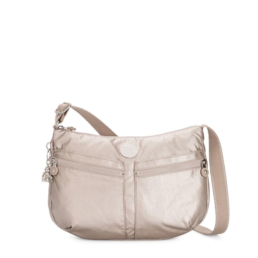 Kipling Izellah Metallic Handbags Metal | UKKi1805P