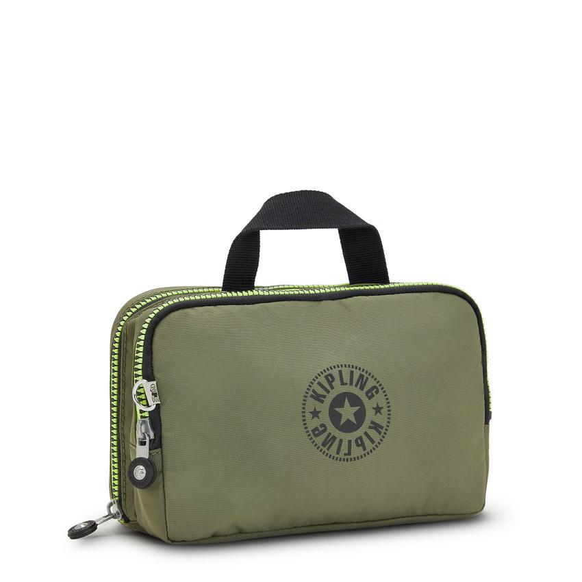 Kipling Jaconita Toiletry Bags Olive | UKKi2061G