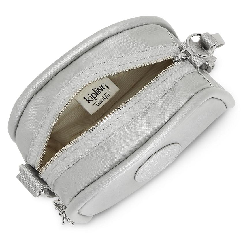 Kipling Jesper Crossbody Bags Silver | UKKi1614N
