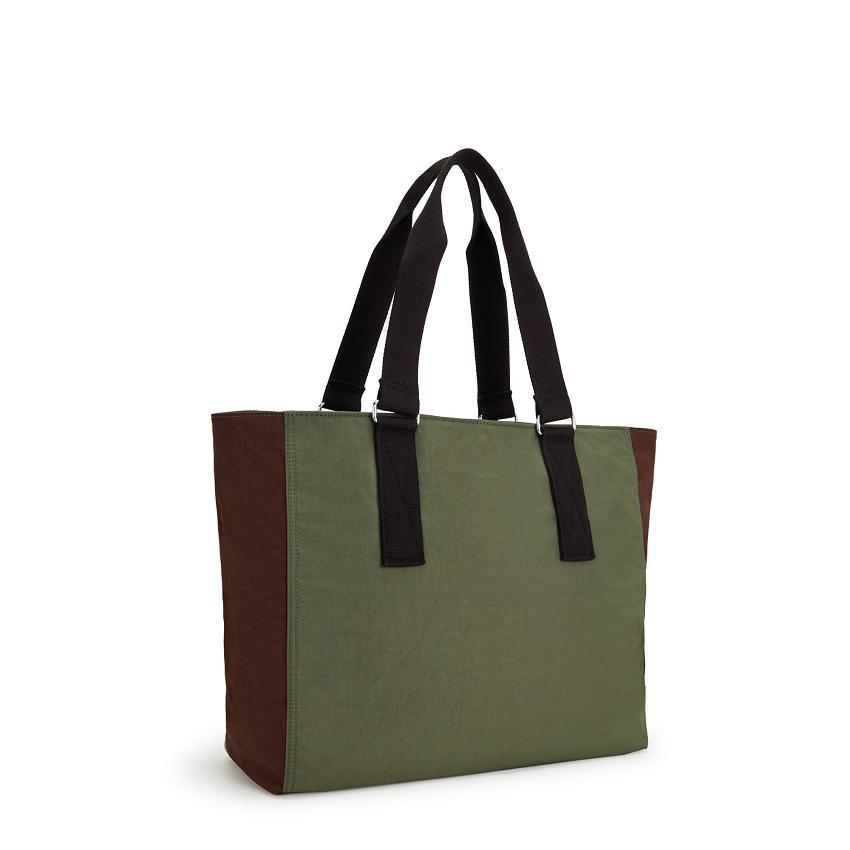 Kipling Jodi M Tote Bags Olive | UKKi1765G