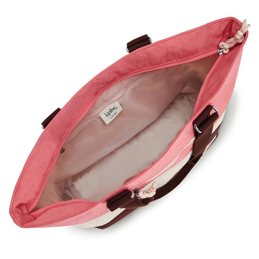 Kipling Jodi M Tote Bags Pink | UKKi1763S