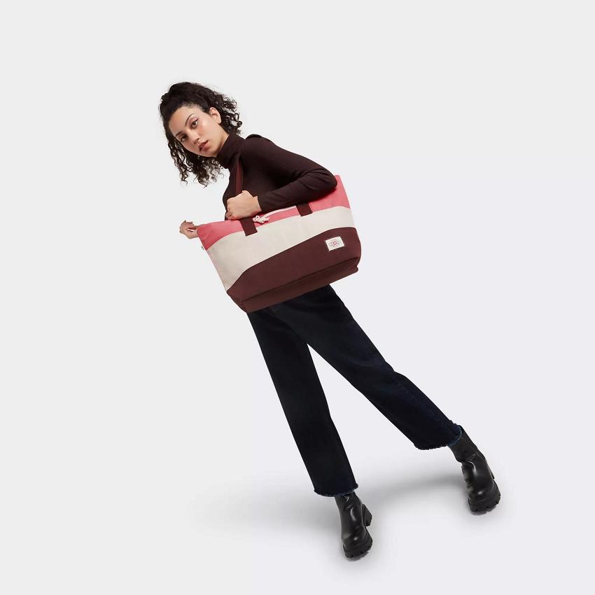Kipling Jodi M Tote Bags Pink | UKKi1763S