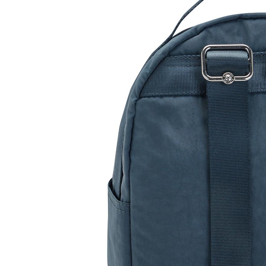 Kipling Kae Fashion Backpacks Navy Grey | UKKi1273Y