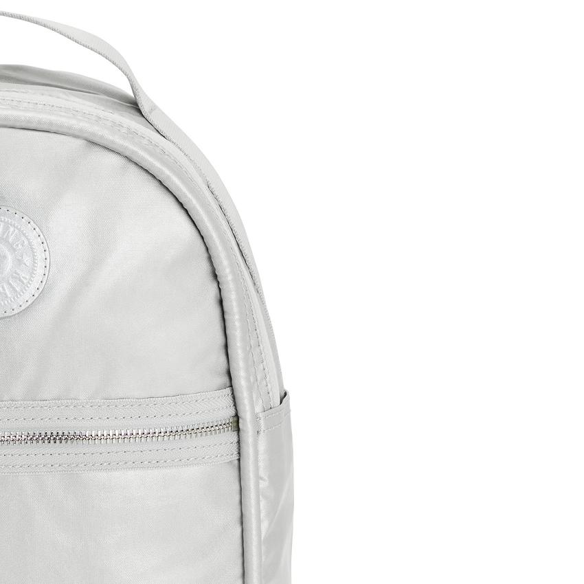 Kipling Kae Fashion Backpacks Silver | UKKi1276O