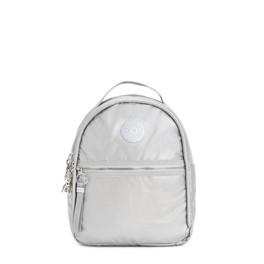 Kipling Kae Fashion Backpacks Silver | UKKi1276O