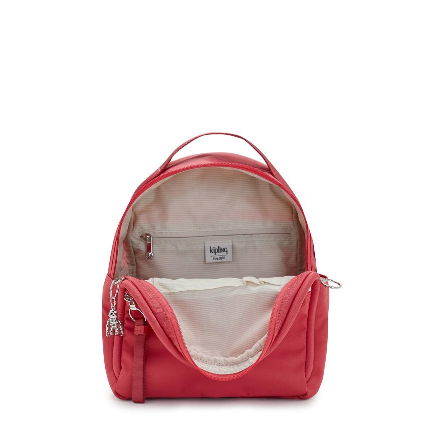 Kipling Kae Travel Backpacks Beige Coral | UKKi1434Z