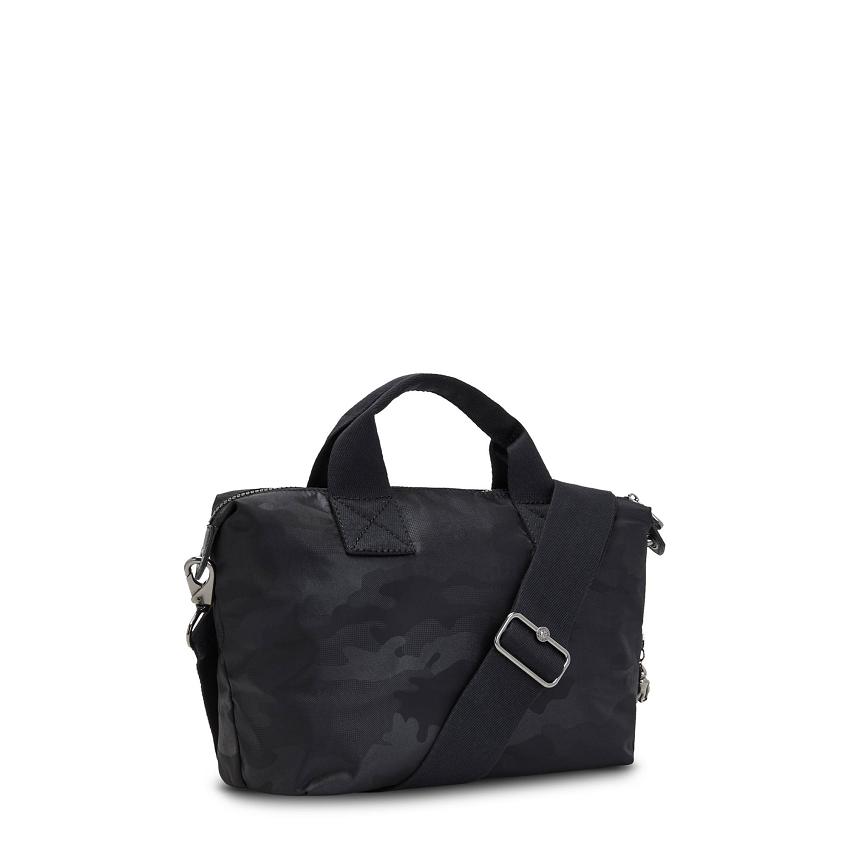Kipling Kala Mini Crossbody Bags Black Camo | UKKi1616N