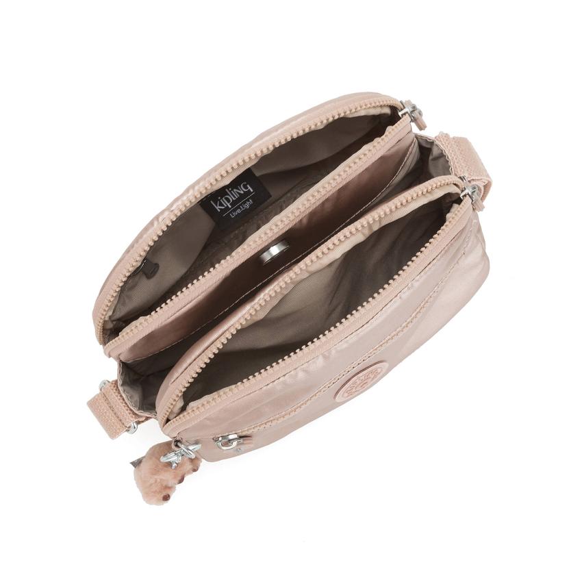 Kipling Keefe Metallic Handbags Metal | UKKi1806Q
